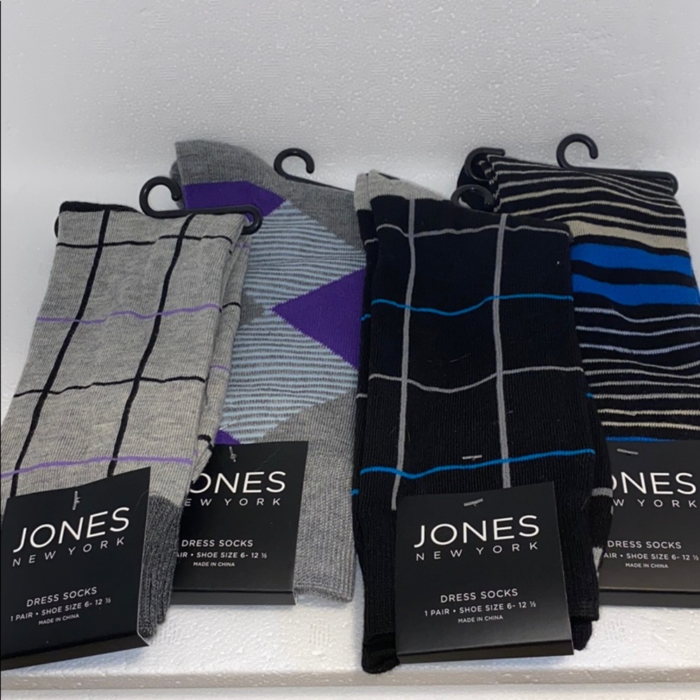 NWT 4 Pairs of Jones of NY Men’s Socks